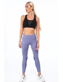 Cornflower blue insulated sports leggings MR12263 - Online store - Boutique